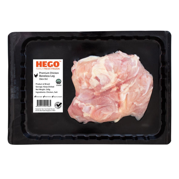 Hego Premium Skin-On Boneless Chicken Leg Frozen | 240g