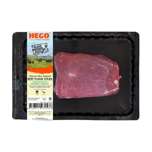 Hego Black Angus Free Range Beef Flank Steak | 400 G
