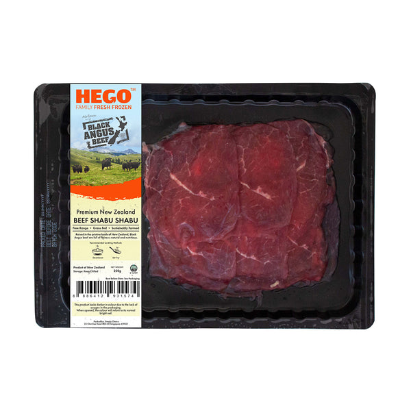 Hego Black Angus Free Range Beef Shabu Shabu 250 G