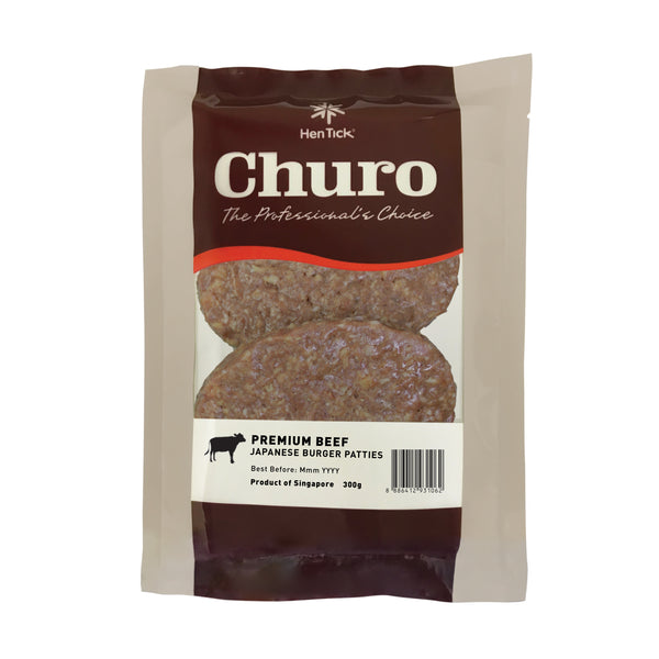 Churo Japanese Burger Patties (Beef) 300 G