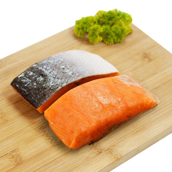 Atlantic salmon steak