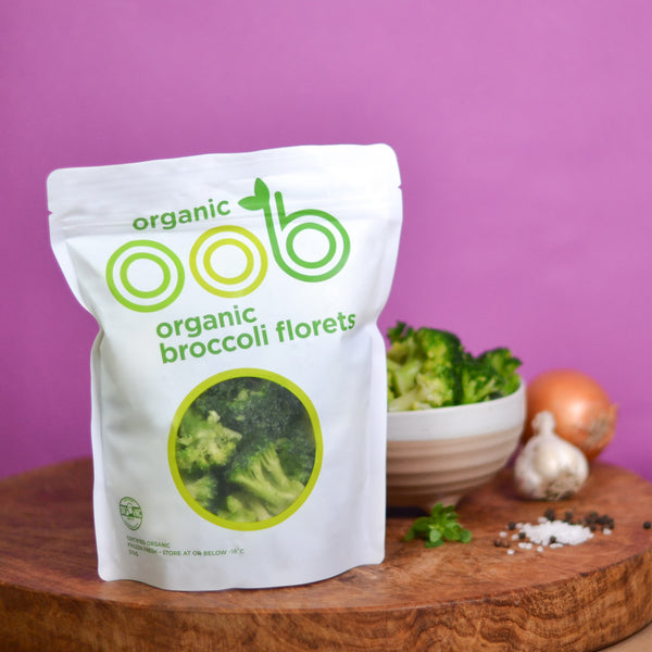 OOB Organic Broccoli Florets, 370 G