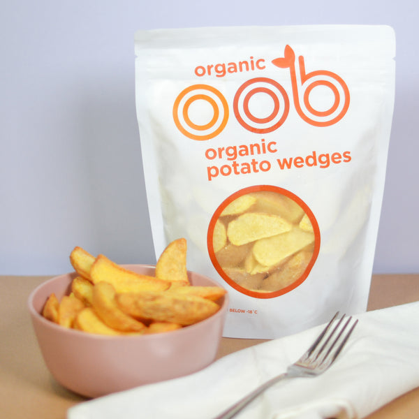 OOB Organic Potato Wedges, 500 G
