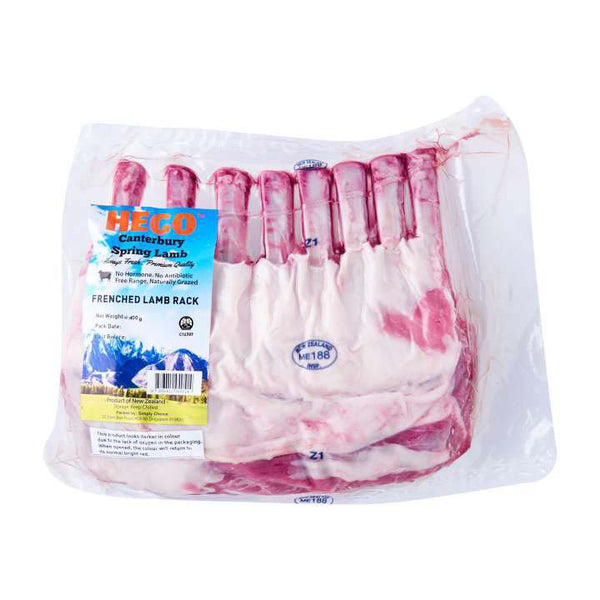Hego Canterbury Frenched Spring Lamb Rack (Chilled), 400g