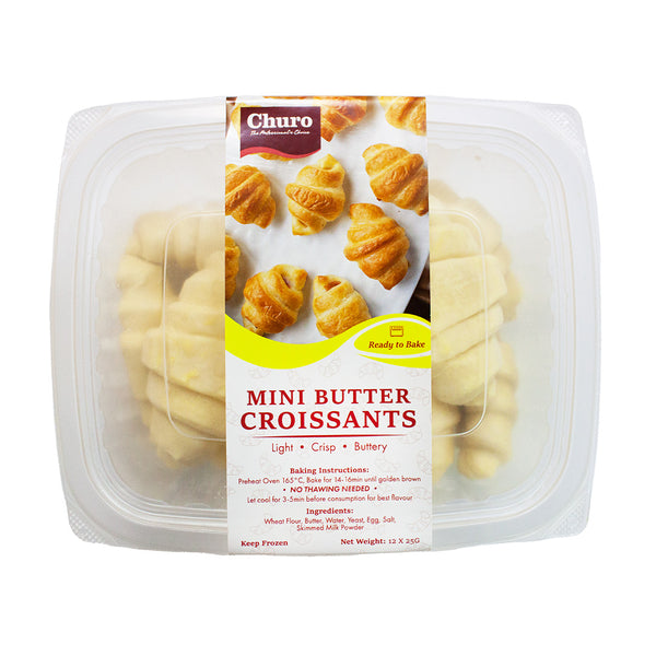 Churo Mini Butter Croissant (12 Pcs)