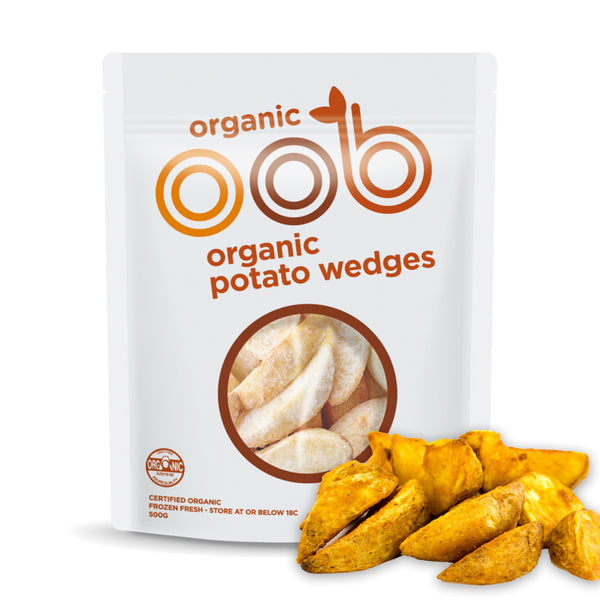 OOB Organic Potato Wedges, 500 G