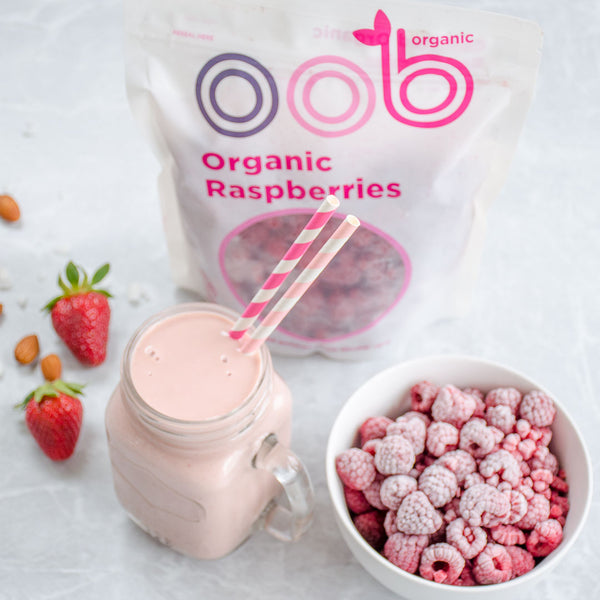 OOB Organic Raspberries, 450 G