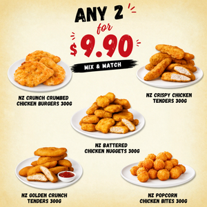 Any 2 for $9.90 | Churo NZ Chicken Snacks Bundle