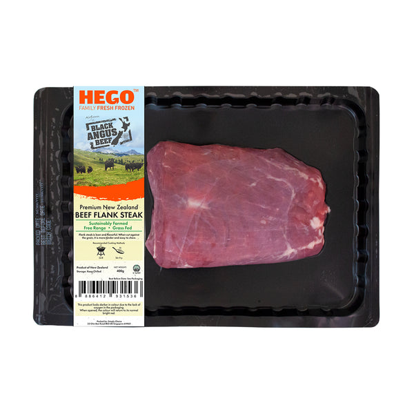 Hego Black Angus Free Range Beef Flank Steak 400g