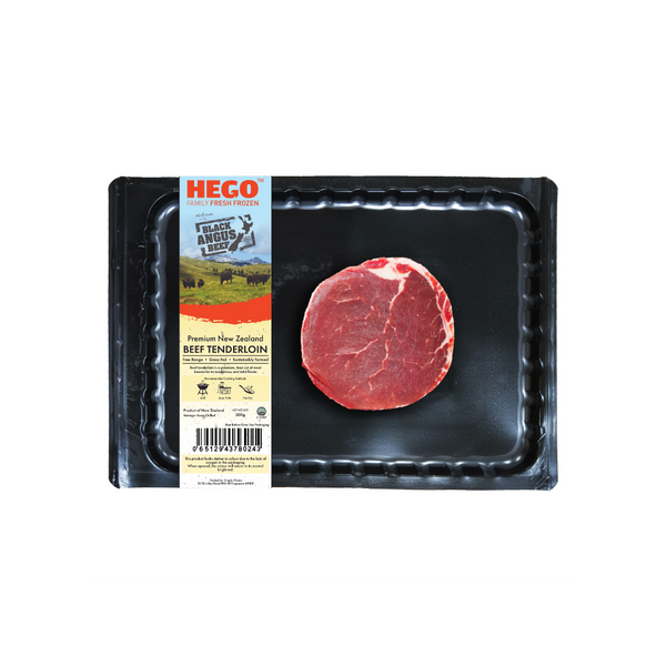 Hego Black Angus Grass Fed Tenderloin, 200g