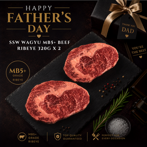 <Father's Day Special> Bundle of 2 | SSW Wagyu MB5+ Beef Ribeye 320g