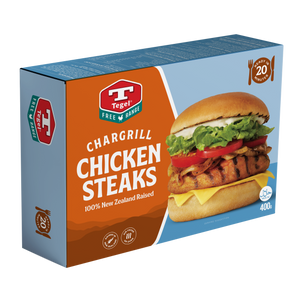 Tegel Free Range Chargrill Chicken Steaks 400g