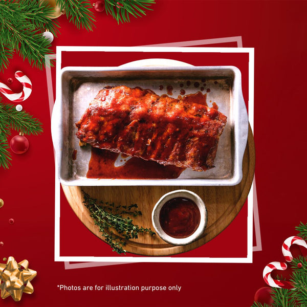 [Christmas Ala-carte] Christmas BBQ Ribs, 1kg