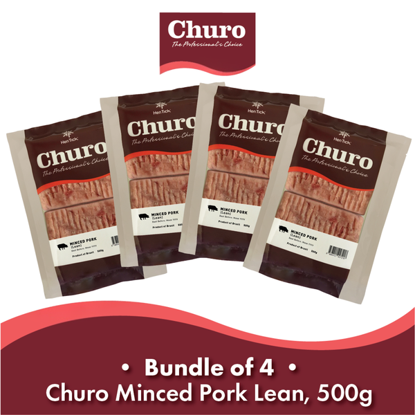 (Bundle of 4) Churo Minced Pork Lean 500g
