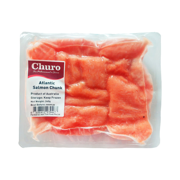 Churo Atlantic Salmon Chunks (Pieces), 240g