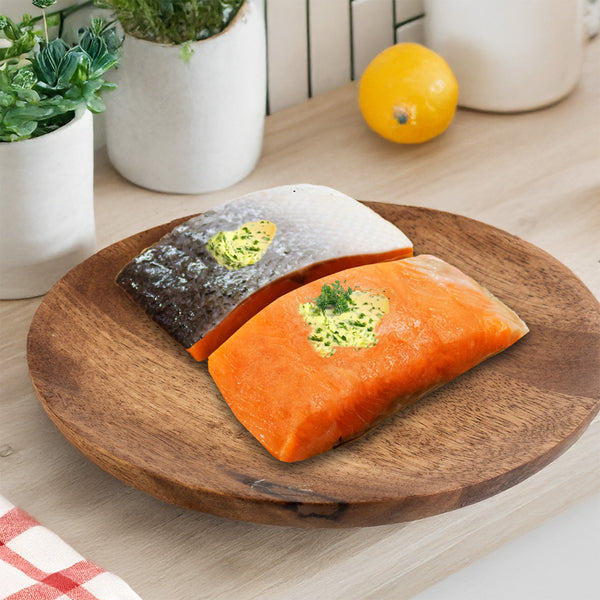 Churo Salmon Steak with Garlic Herb Butter 240g