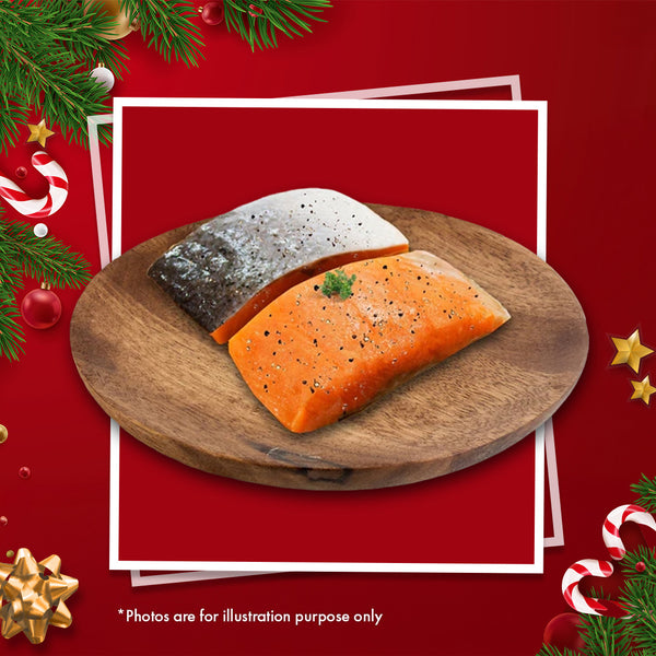 [Christmas Ready to Oven Roast] Salmon Steak with Black Pepper, 240g