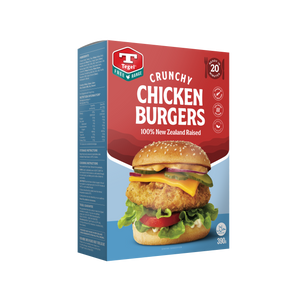 Tegel Free Range Crunchy Chicken Burgers 390g