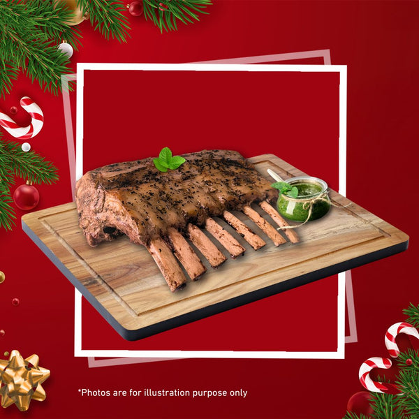 [Christmas Ala-carte] Festive Herb-Roasted Lamb Rack, 400g