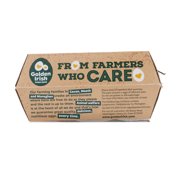 Golden Irish Organic Free Range Eggs 6s