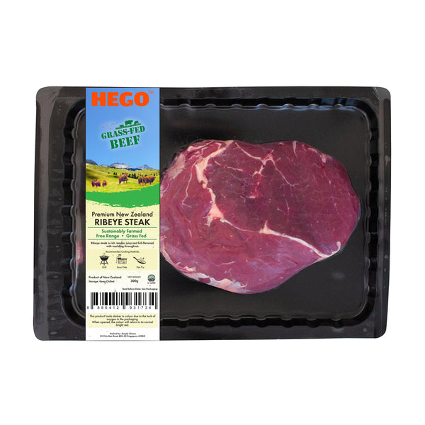 Hego Grass Fed Beef Ribeye, 300g