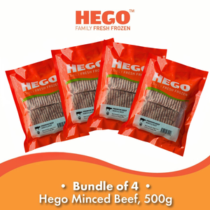 (Bundle of 4) Hego Minced Beef, 500g