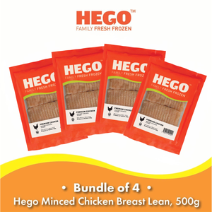(Bundle of 4) Hego Minced Chicken Breast Lean 500g
