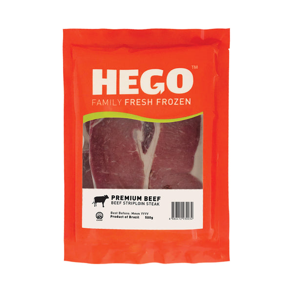 Hego Beef Striploin Steak, 500g