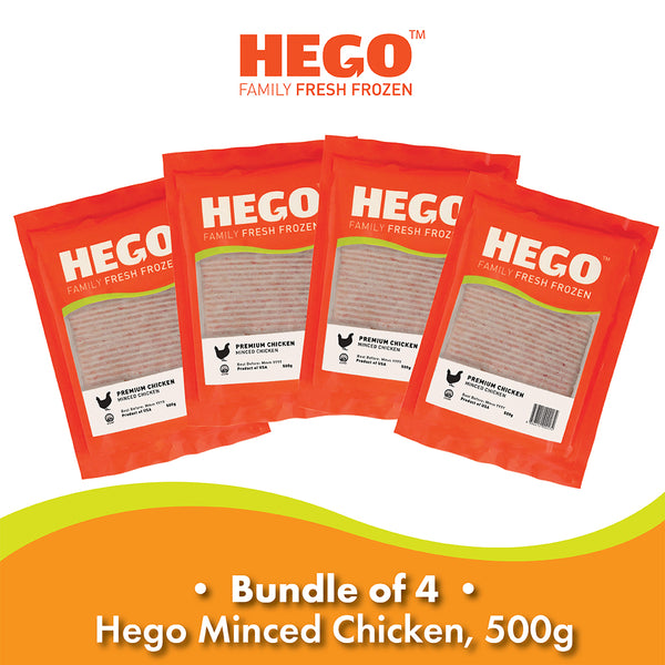 (Bundle of 4) Hego Minced Chicken, 500g