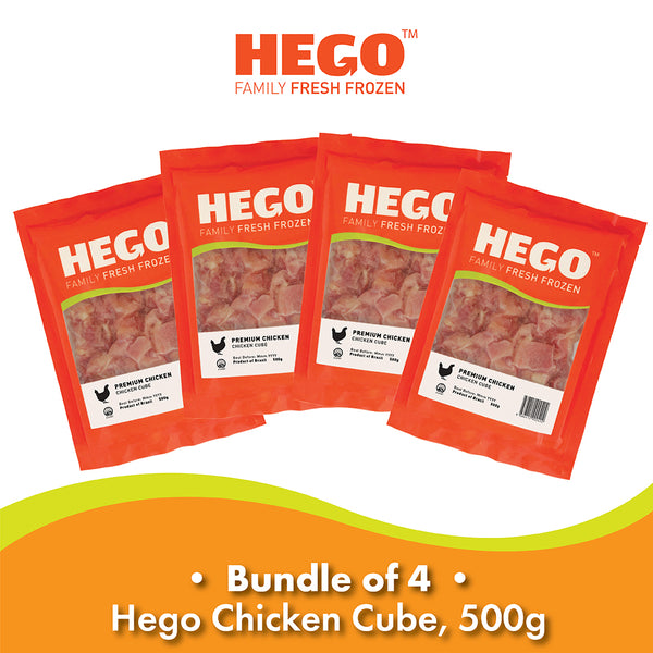 (Bundle of 4) Hego Chicken Cube, 500g