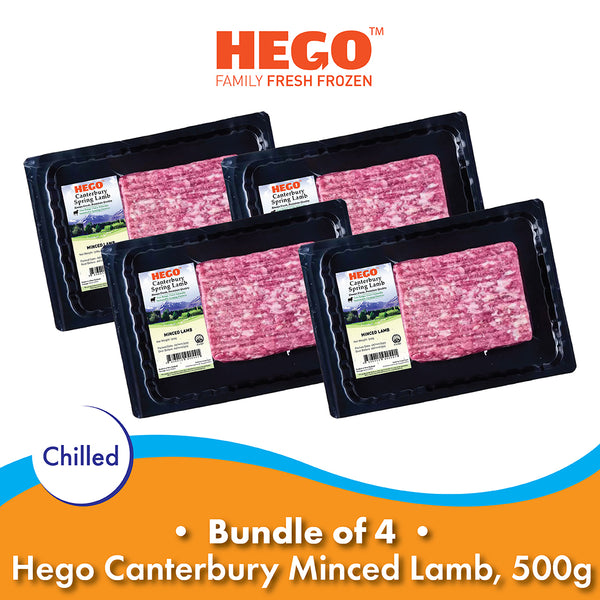 (Bundle of 4) Hego NZ Canterbury Minced Lamb, 500g