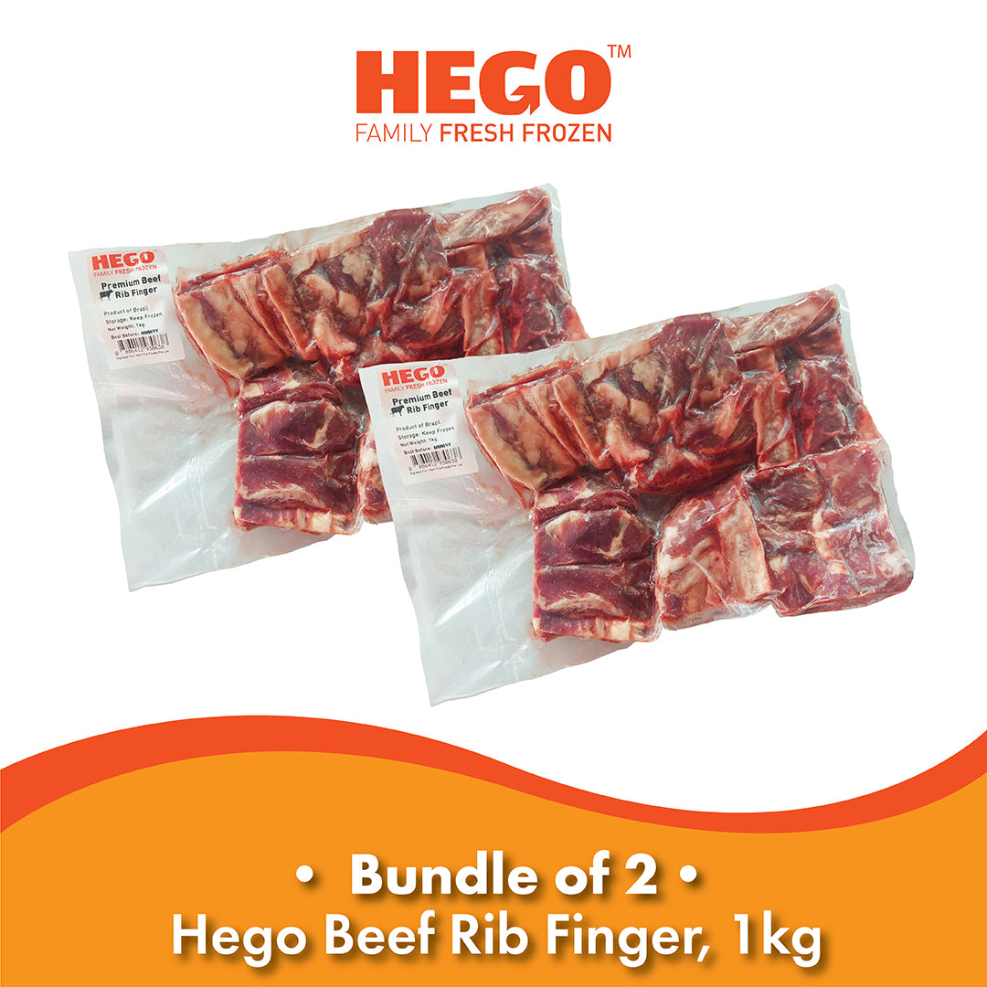 (Bundle of 2) Hego Beef Rib Finger, 1kg – Hen Tick Foods