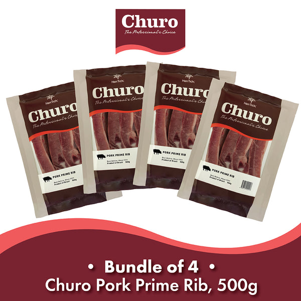(Bundle of 4) Churo Pork Prime Rib, 500g