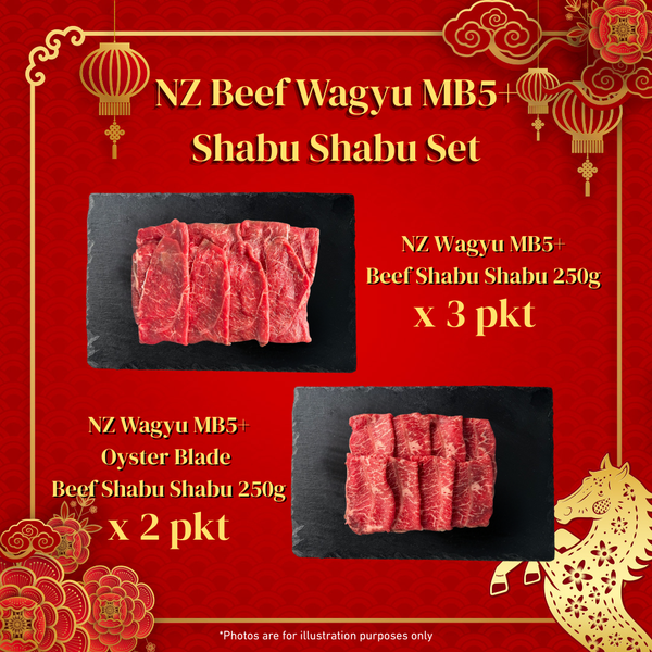 [CNY 2026] NZ Beef Wagyu MB5+ Shabu Set