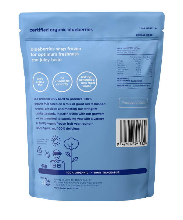 OOB Organic Blueberries | 450 G