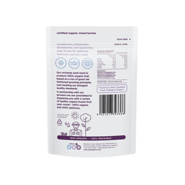 OOB Organic Mixed Berries | 500 G