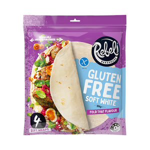 Rebel Bakehouse Gluten Free White 8" Tortilla 4pcs