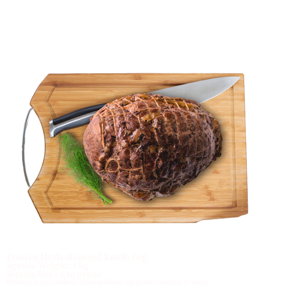 Festive Herb-Roasted Lamb Leg | 900g