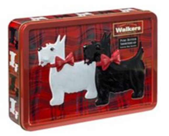 Walker's Scottie Dog Shortbread Tin | 220g