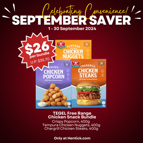 [Sep Saver] $26 TEGEL Free Range Chicken Snack Bundle