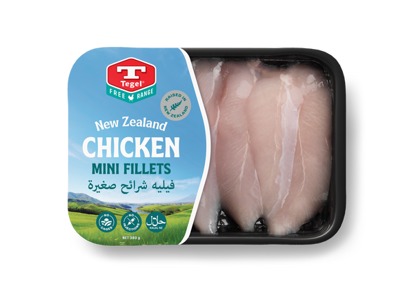 Tegel NZ Free Range Chicken Mini Fillet | 380g