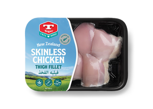 Tegel NZ Free Range Skinless Chicken Thigh Fillet 330 G