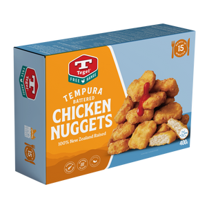 Tegel Free Range Tempura Chicken Nuggets 400g