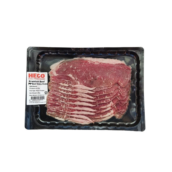 Hego US Beef (Choice) Striploin Shabu Shabu, 250g