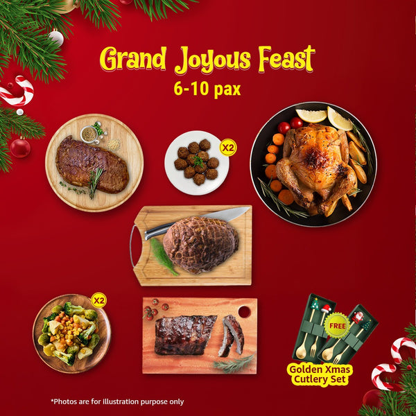 [Christmas Collection] $138 Grand Joyous Feast (6-10 pax)