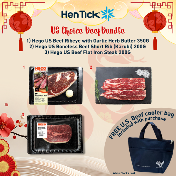 CNY Sss...izzling Hot Deals - US Choice Beef BBQ Bundle with FREE U.S Beef Cooler Bag