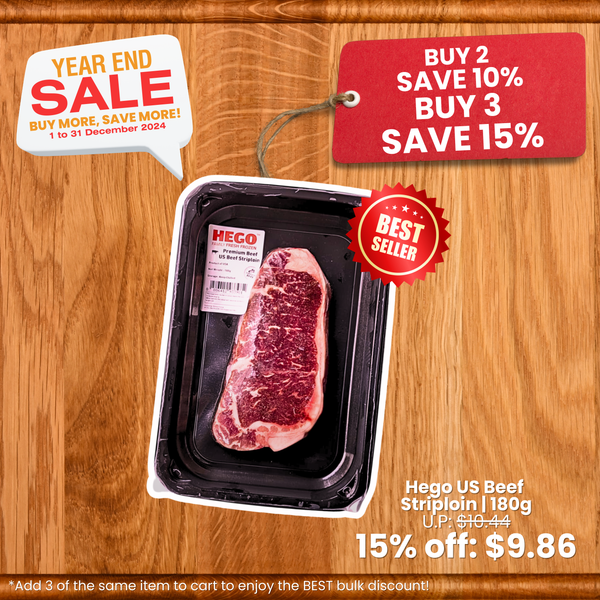 Hego US Beef Striploin | 180g