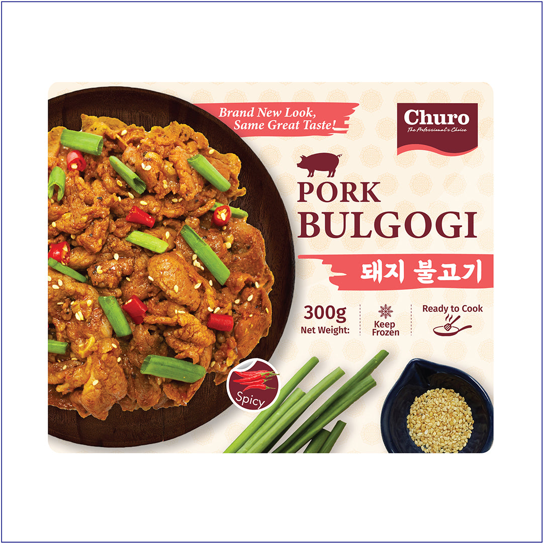 Pork Bulgogi Ready To Cook Meal 300g Churo Hen Tick Foods