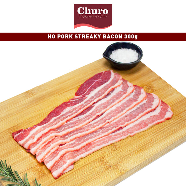 Churo HO Pork Streaky Bacon, 300g