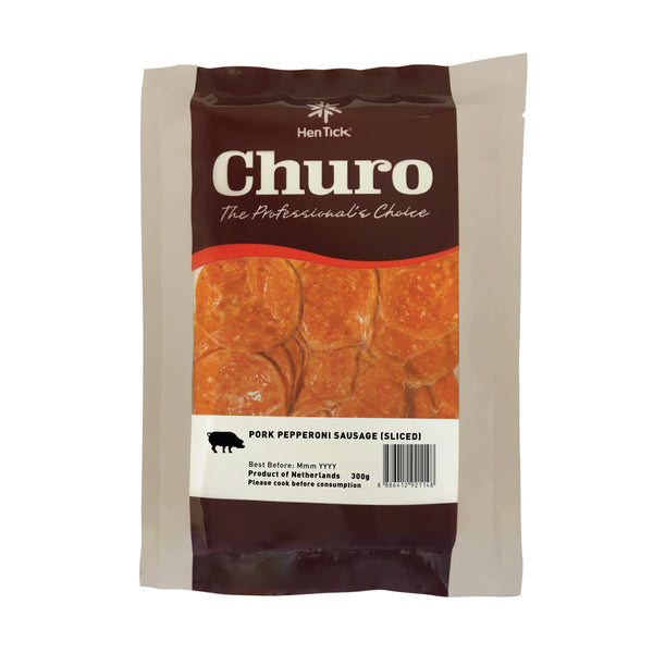 Churo Sliced Pork Pepperoni, 300g